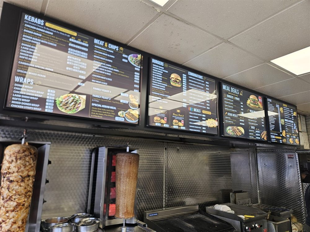 Illuminated menu board system