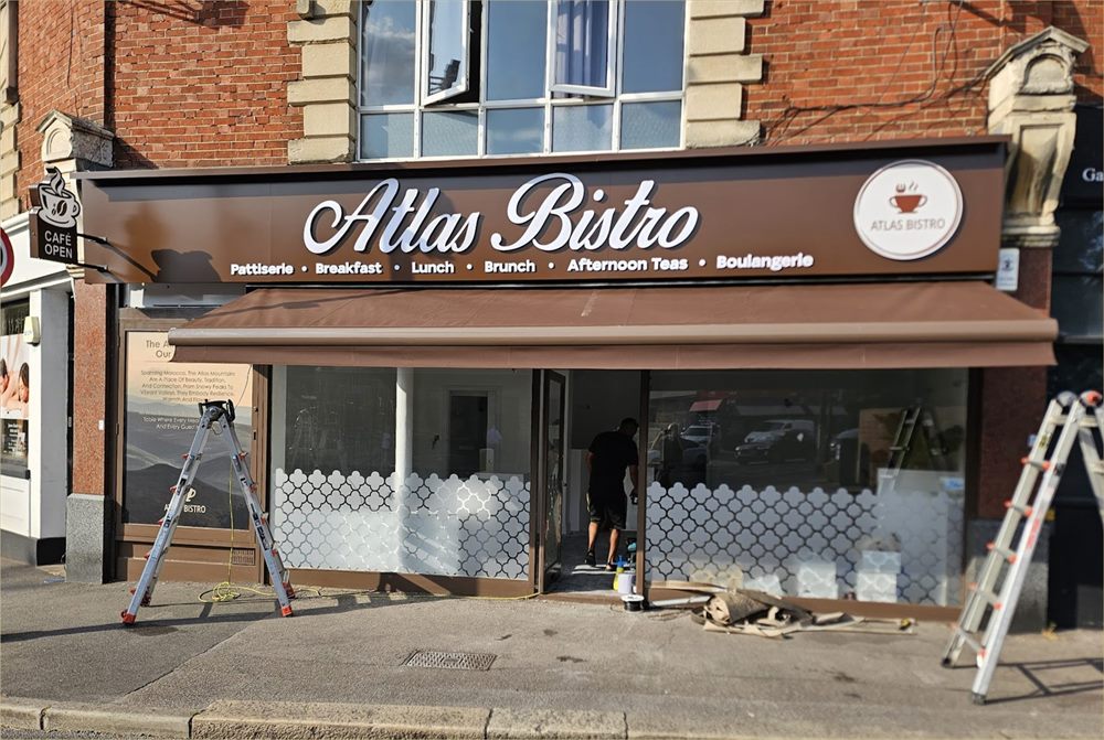 Restaurant fascia sign