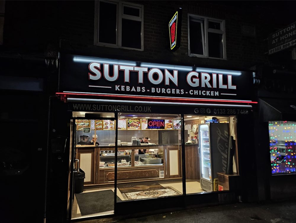 Illuminated grill fascia signage
