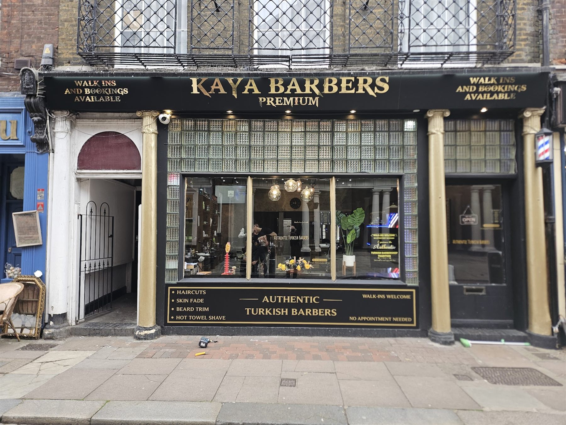 Shopfront and illuminated signage